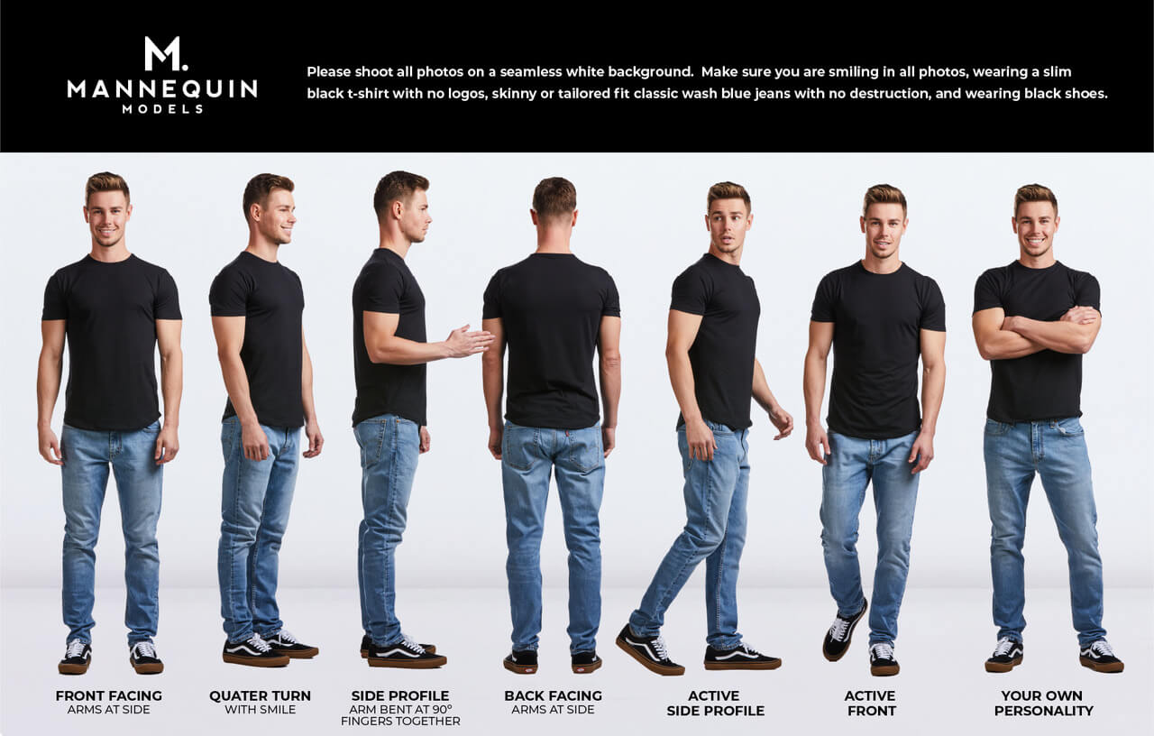 Mannequin Models Posing Guides (Male)